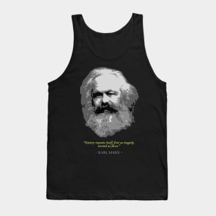 Karl Marx Quote Tank Top